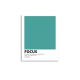 Color Swatch Definition Print: Focus