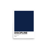 Color Swatch Definition Print: Discipline