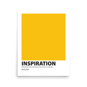 Color Swatch Definition Print: Inspiration