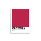 Color Swatch Definition Print: Motivation